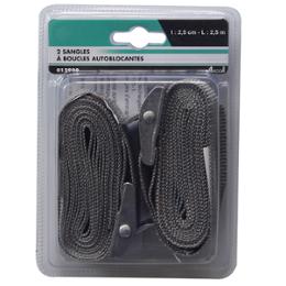 2 SANGLES A BOUCLE LARGEUR 25MM LONGEUR 2,5M