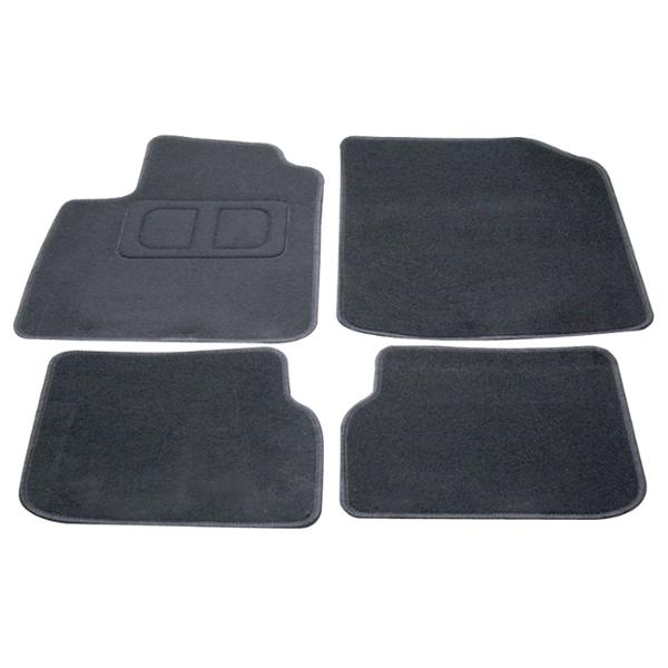 4 TAPIS  ADAPTABLES  RENAULT NOIR