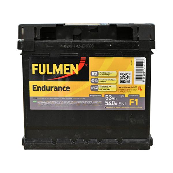 BATTERIE AUTO ENDURANCE F1 FULMEN