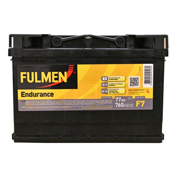 BATTERIE AUTO ENDURANCE F7 FULMEN