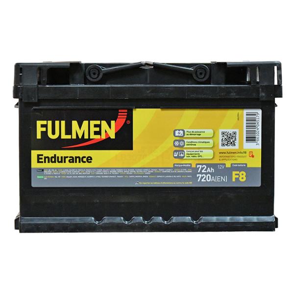 BATTERIE AUTO ENDURANCE F8 FULMEN