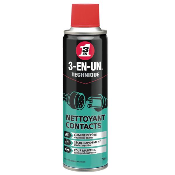 3 EN UN NETTOYANT CONTACTS AEROSOL 250ML