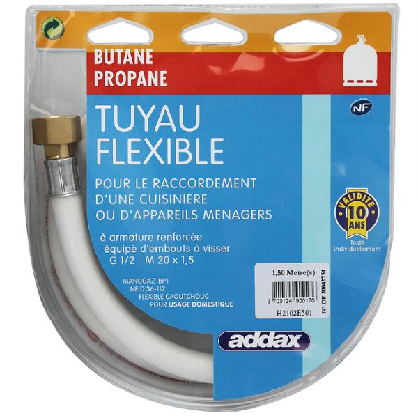 TUYAU FLEXIBLE  EQUIPE D'EMBOUTS A VISSER  M20X1,50/G1/2 