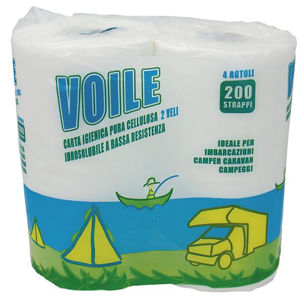 PAPIER TOILETTE WC CHIMIQUE X4 ROULEAUX