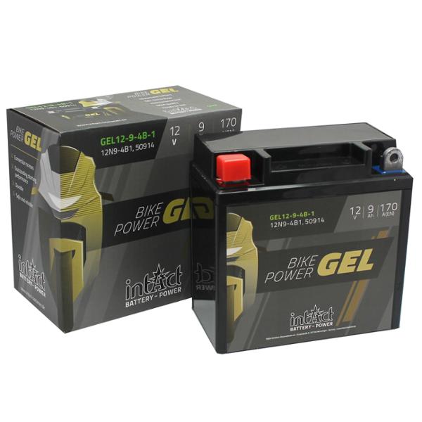 BATTERIE MOTO 12V GEL 12N9-4B1