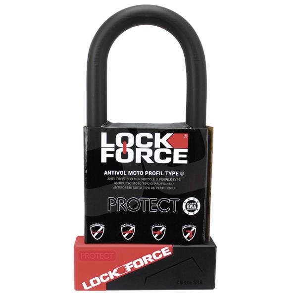 ANTIVOL U PROTECT SRA LOCKFORCE  240 x 84MM Ø19MM / 3 clés