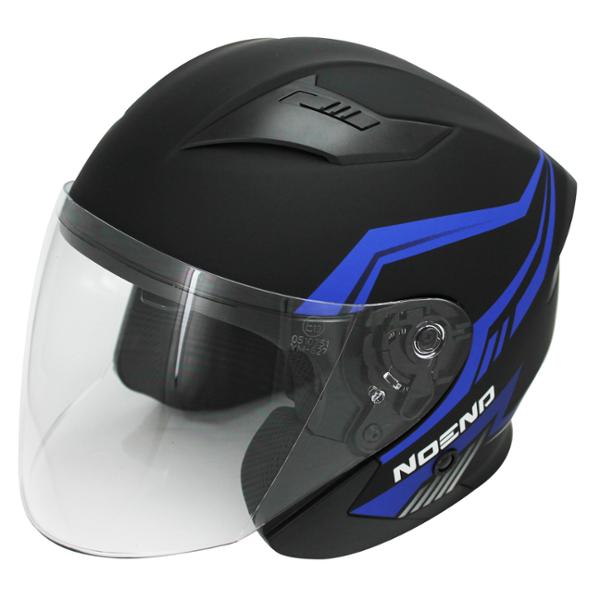 CASQUE JET RIDER BLEU/NOIR TS