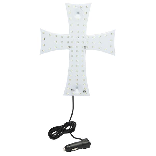 DECO CROIX 84 LEDS BLANC 12/24V