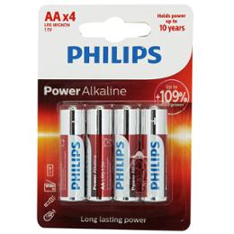 4 PILES POWER ALKALINE LR6/AA