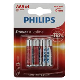 4 PILES POWER ALKALINE LR03/AAA