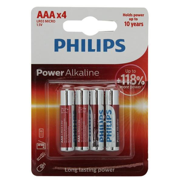 4 PILES POWER ALKALINE LR03/AAA